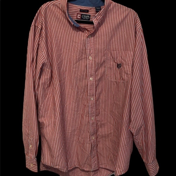 CHAPS 2X Button Down Red/Blue/White M112 - Picture 1 of 6